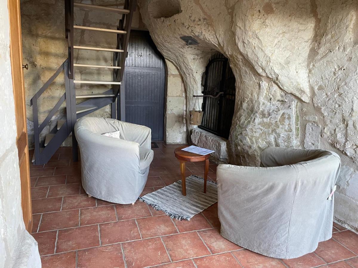 Villa L’escale Troglo au bord de la Loire à Souzay-Champigny Extérieur photo