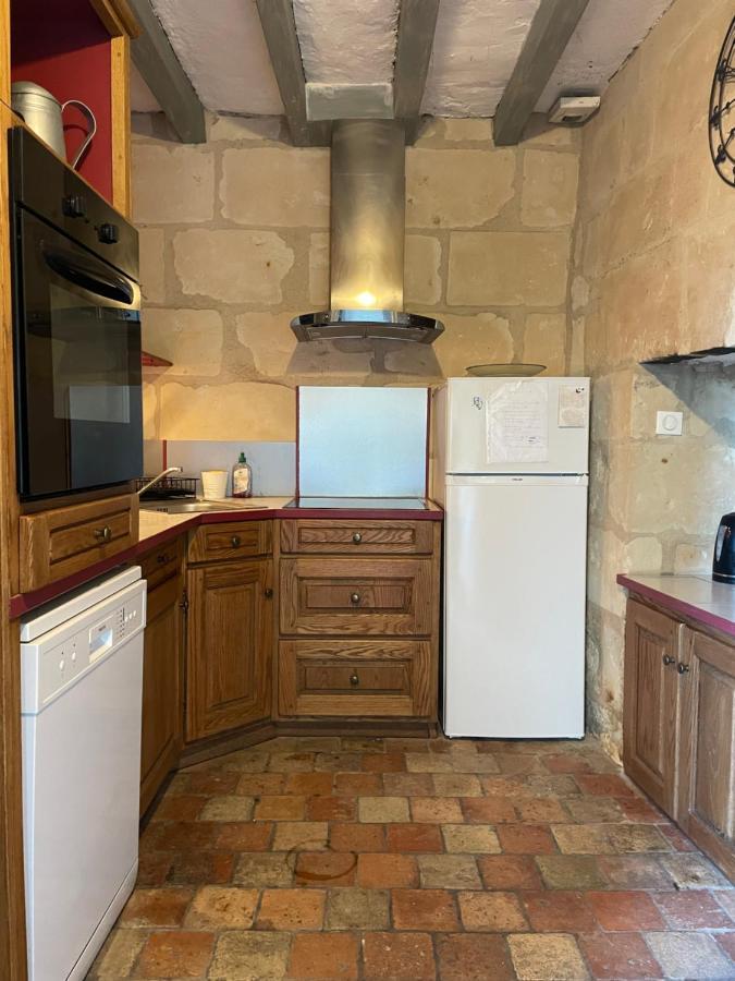 Villa L’escale Troglo au bord de la Loire à Souzay-Champigny Extérieur photo