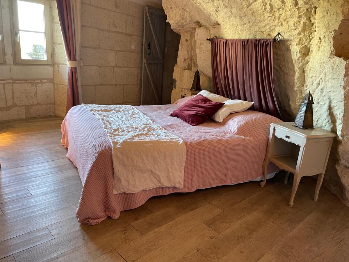 Villa L’escale Troglo au bord de la Loire à Souzay-Champigny Extérieur photo