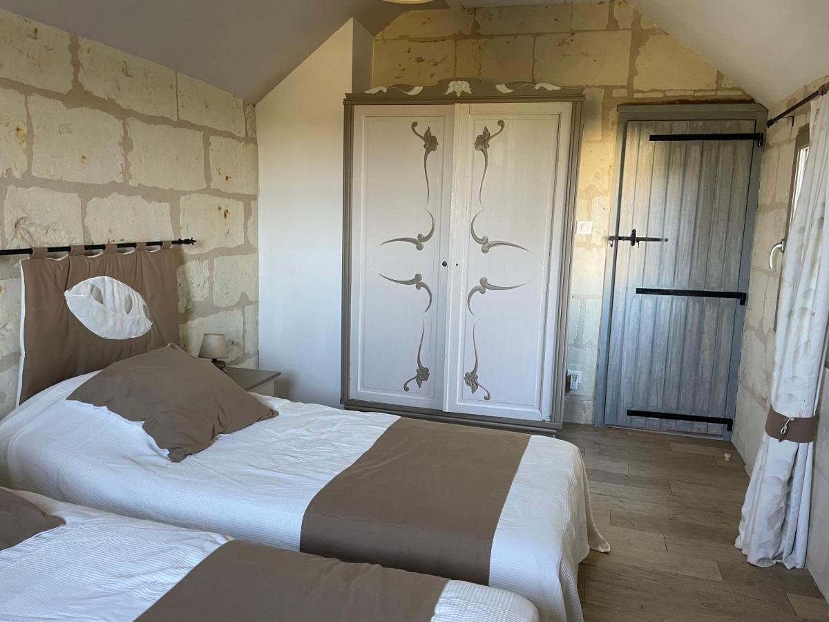 Villa L’escale Troglo au bord de la Loire à Souzay-Champigny Extérieur photo