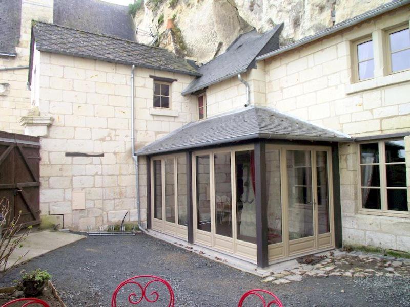Villa L’escale Troglo au bord de la Loire à Souzay-Champigny Extérieur photo